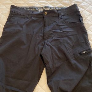 Mens All Terrain gear black pants.